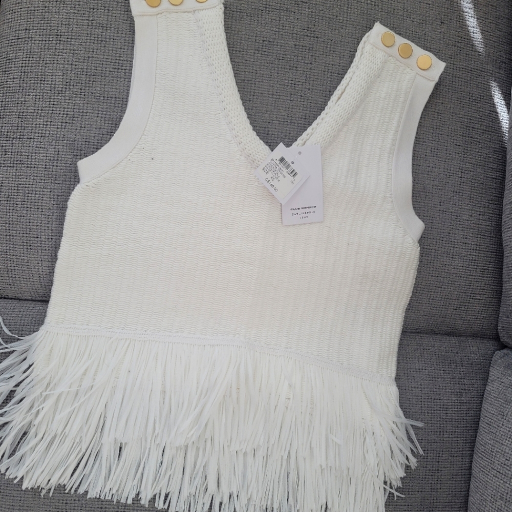 Club Monaco Champagne Colored Top